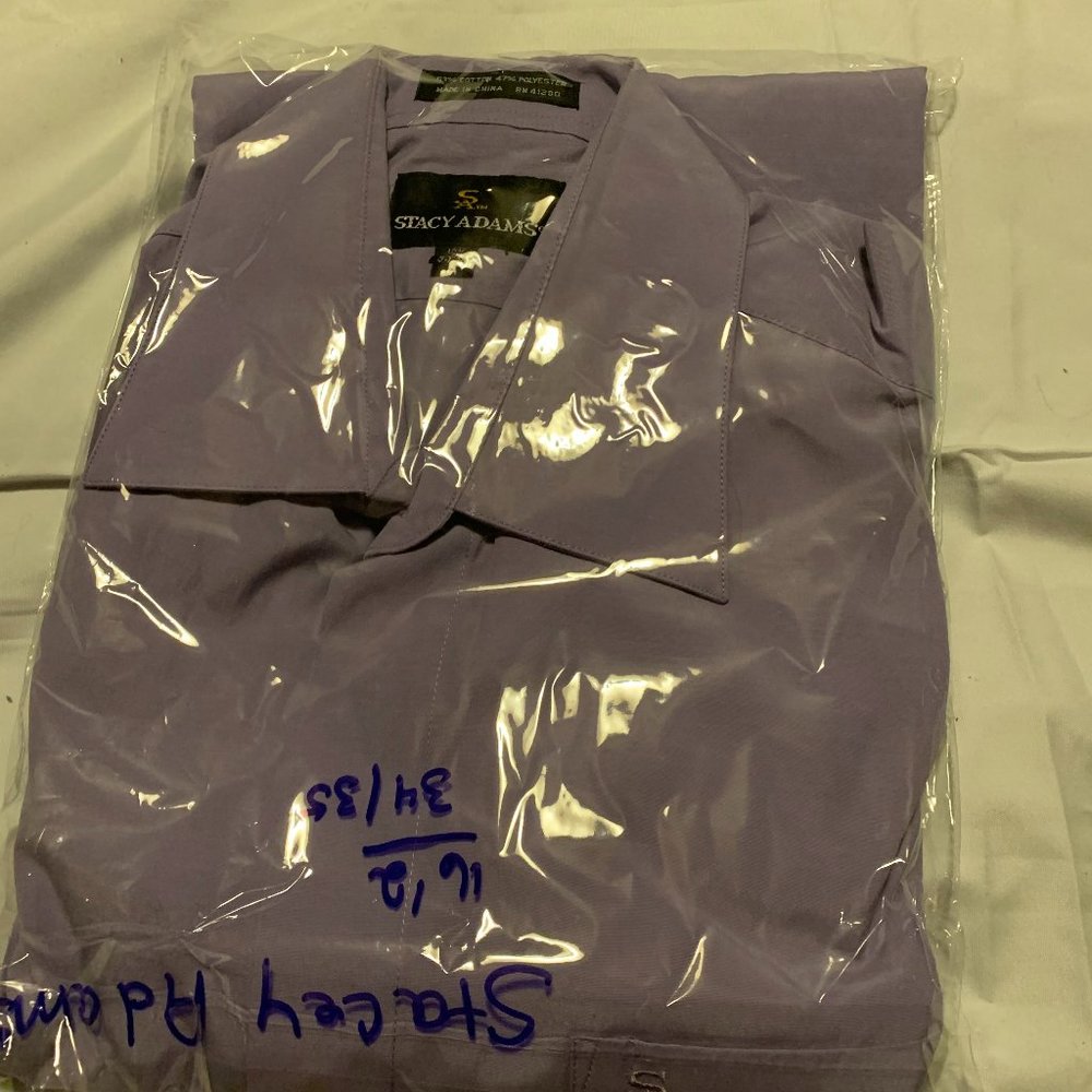 Stacy Adams Men's Fitted Dress Shirt